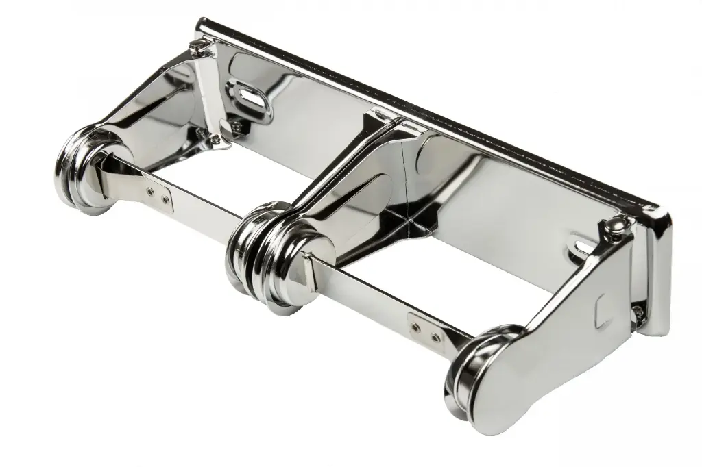 Distributeur de papier hygiénique standard double chromé