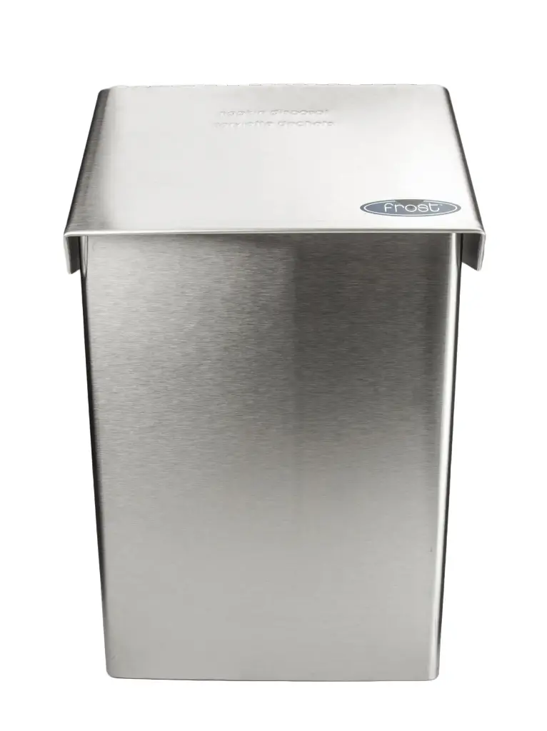 Wall mount napkin disposal stainless steel