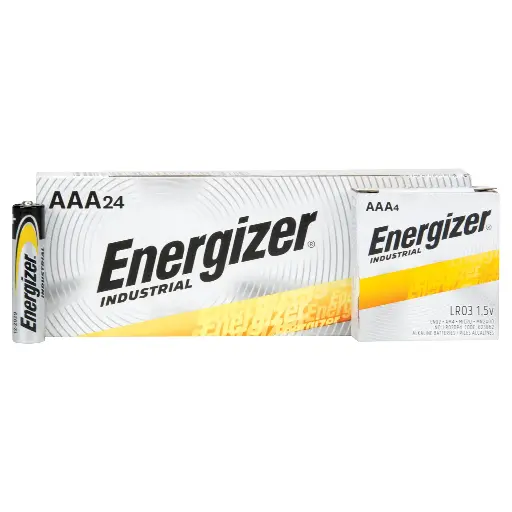 [BATEN92-24] Piles alcalines AAA 1.5V Energizer Industrial 24/Boîte